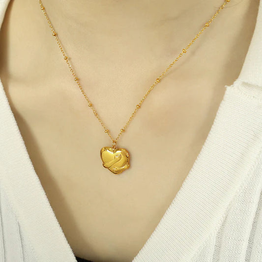 Gold-Plated Anti Tarnish Hug Pendant