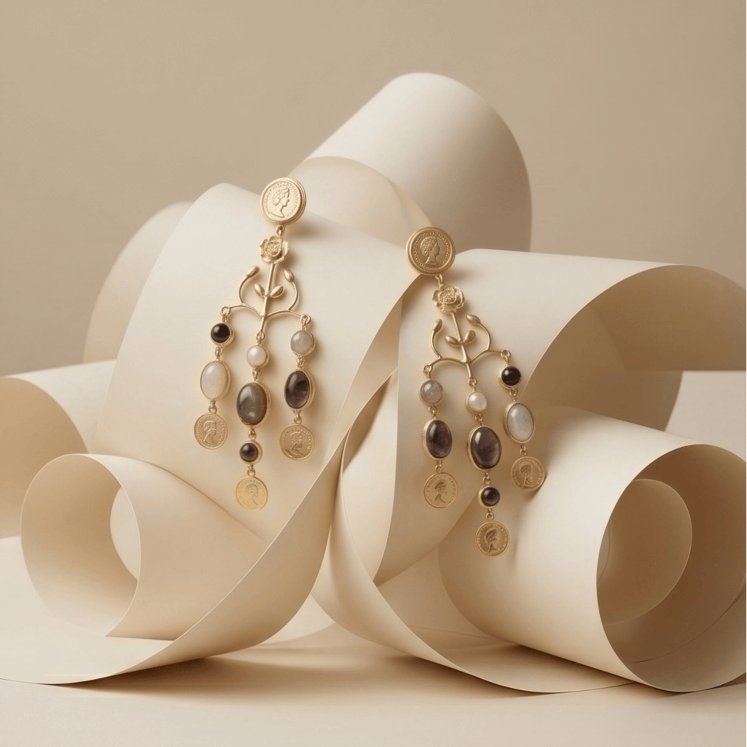 Manira Amethyst Cascade Earrings