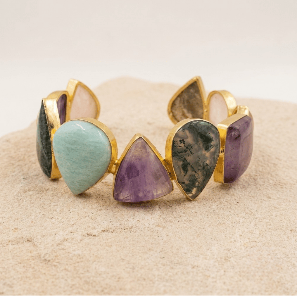 Manira Geometric Multistone Bracelet