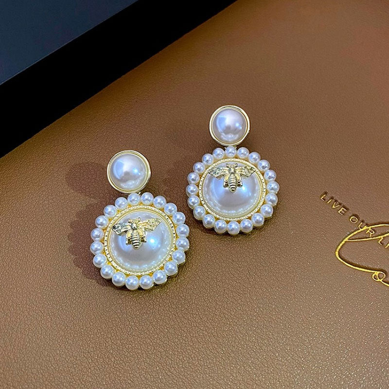 Small Chanel style earrings