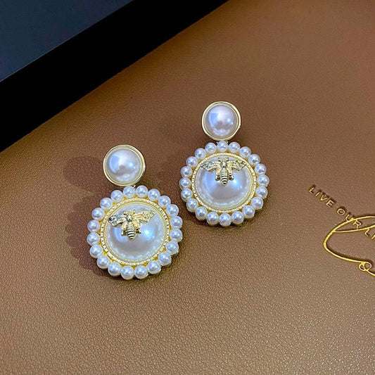 Small Chanel style earrings
