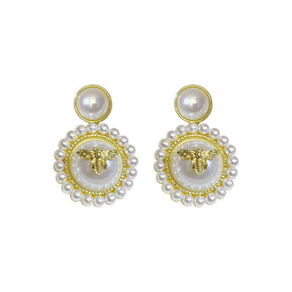 Small Chanel style earrings
