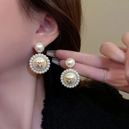 Small Chanel style earrings