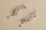 Angel Wings Elf Water Drop Ear Clip - Aurvi