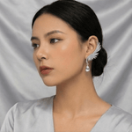 Angel Wings Elf Water Drop Ear Clip - Aurvi