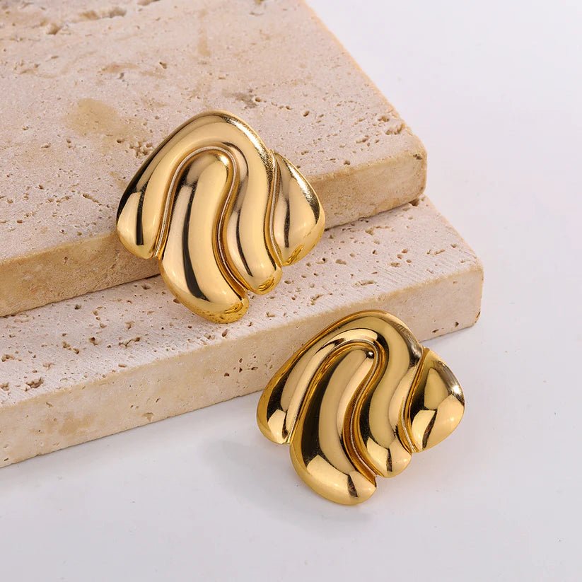 Anti Tarnish New Style Square Earring - Aurvi