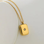 Gold - Plated Anti Tarnish Gold - Toned Star themed Geometric Pendant - Aurvi