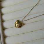 Gold - Plated Anti Tarnish Hug Pendant - Aurvi