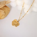 Gold - Plated Anti Tarnish Hug Pendant - Aurvi