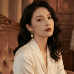 Gold Plated Anti Tarnish Red Drop Earrings - Aurvi