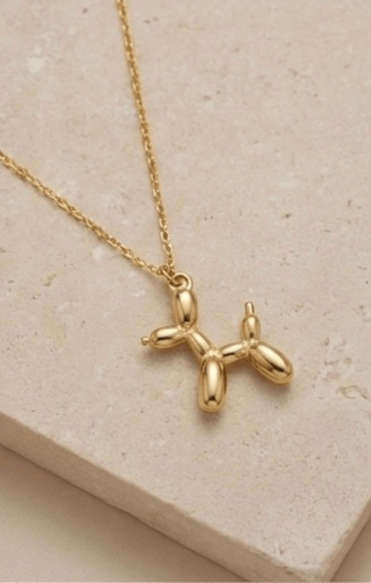 Gold Plated Anti Tarnish Toy Pendant Necklace - Aurvi