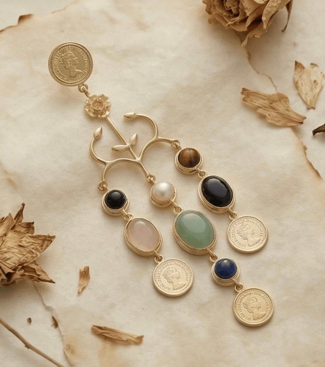 Manira Amazonite Cascade Earrings - Aurvi