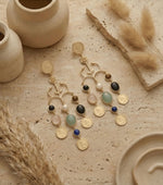 Manira Amazonite Cascade Earrings - Aurvi