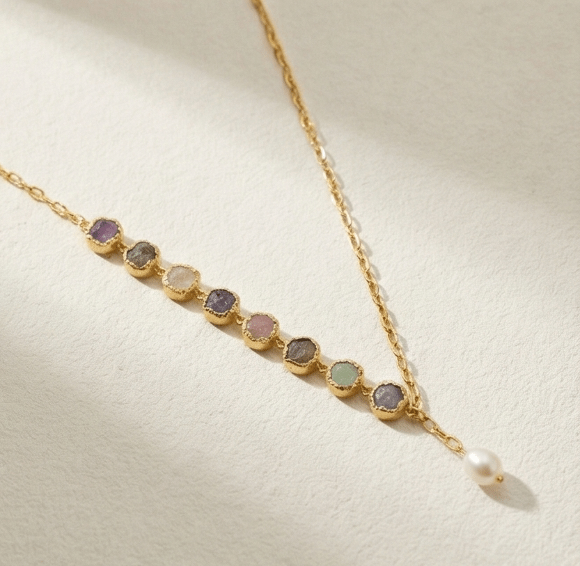 Manira Flowline Necklet - Aurvi