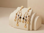 Manira Moonstone Cascade Earrings - Aurvi
