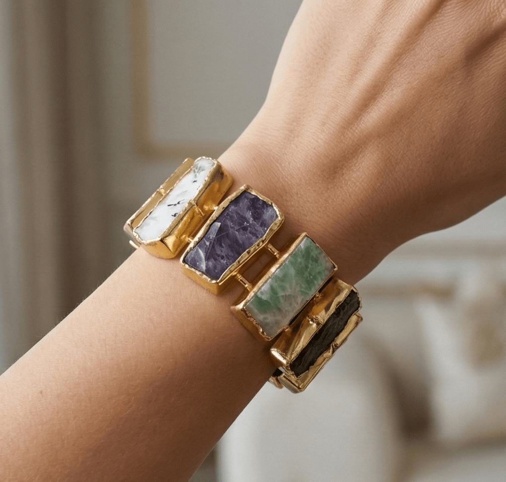 Manira Multistone Bracelet - Aurvi