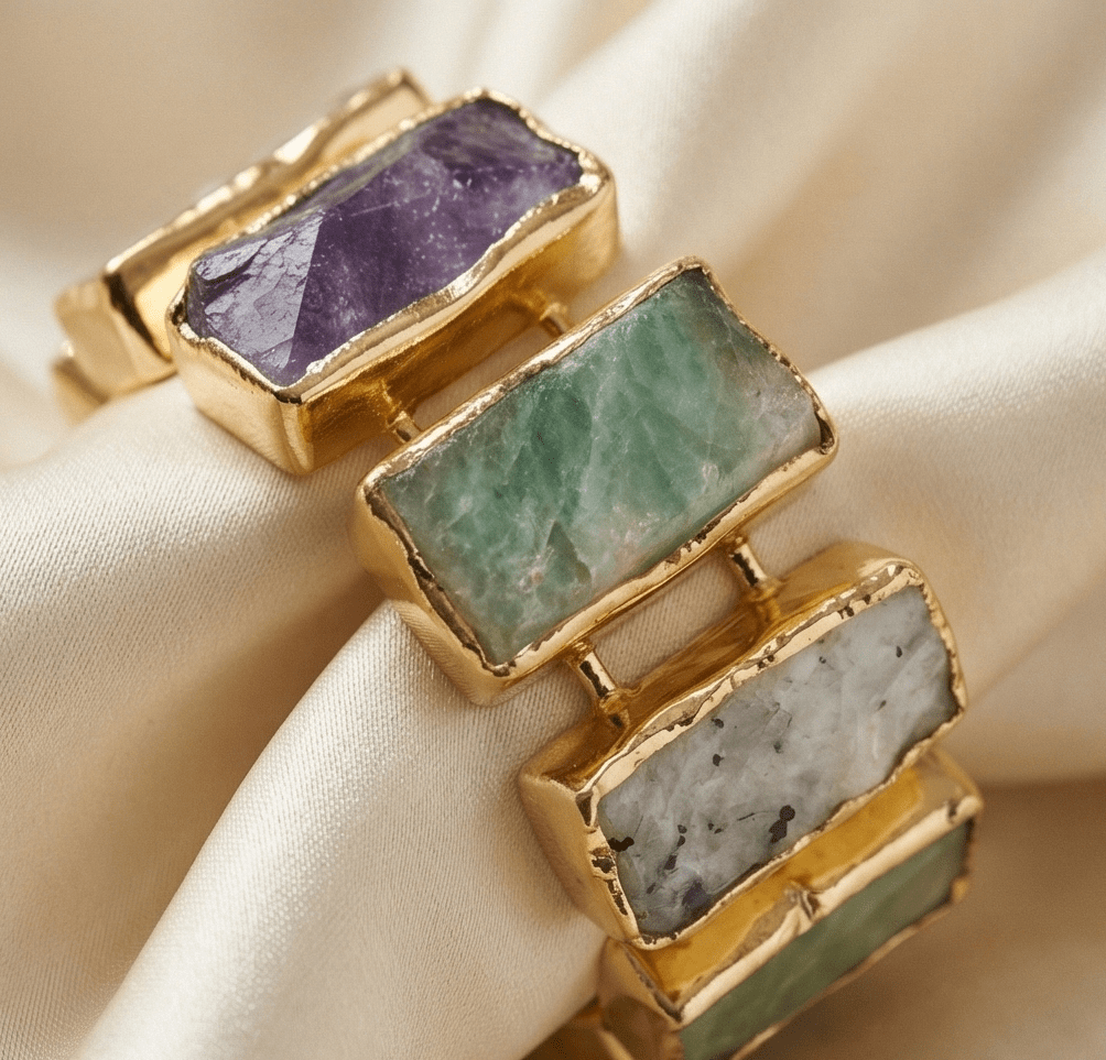 Manira Multistone Bracelet - Aurvi