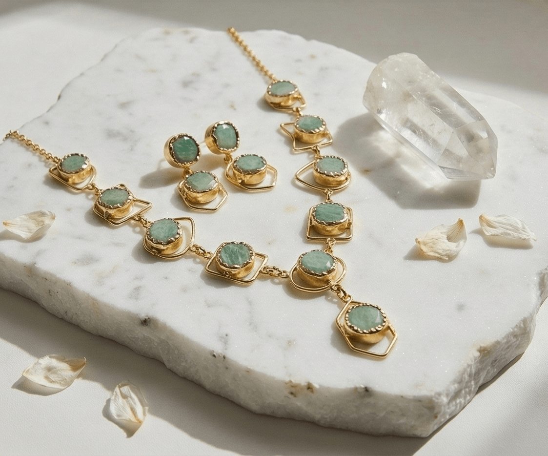 Mriga Aventurine Flowline Set - Aurvi