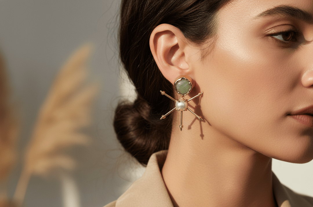 Neeraya Stiletto Earrings - Aurvi