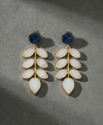 Nirva Leaf Drop Earrings - Aurvi
