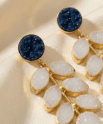 Nirva Leaf Drop Earrings - Aurvi