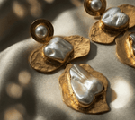 Niva Baroque Pearl Earrings - Aurvi