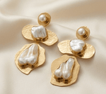 Niva Baroque Pearl Earrings - Aurvi