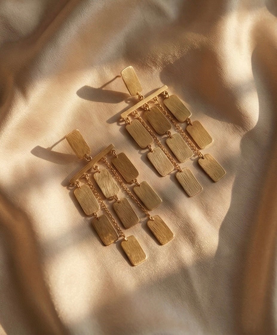 Riti Chandelier Earrings - Aurvi