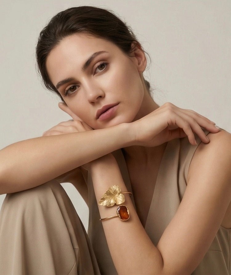 Ruhira leaf Bracelet - Aurvi