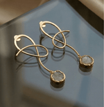 Shulaya Aventurine Helix Earrings - Aurvi