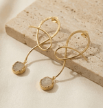 Shulaya Aventurine Helix Earrings - Aurvi