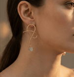 Shulaya Aventurine Helix Earrings - Aurvi