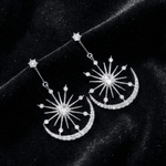 Silver Plated Anti Tarnish Constellation Earrings - Aurvi