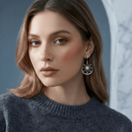 Silver Plated Anti Tarnish Constellation Earrings - Aurvi