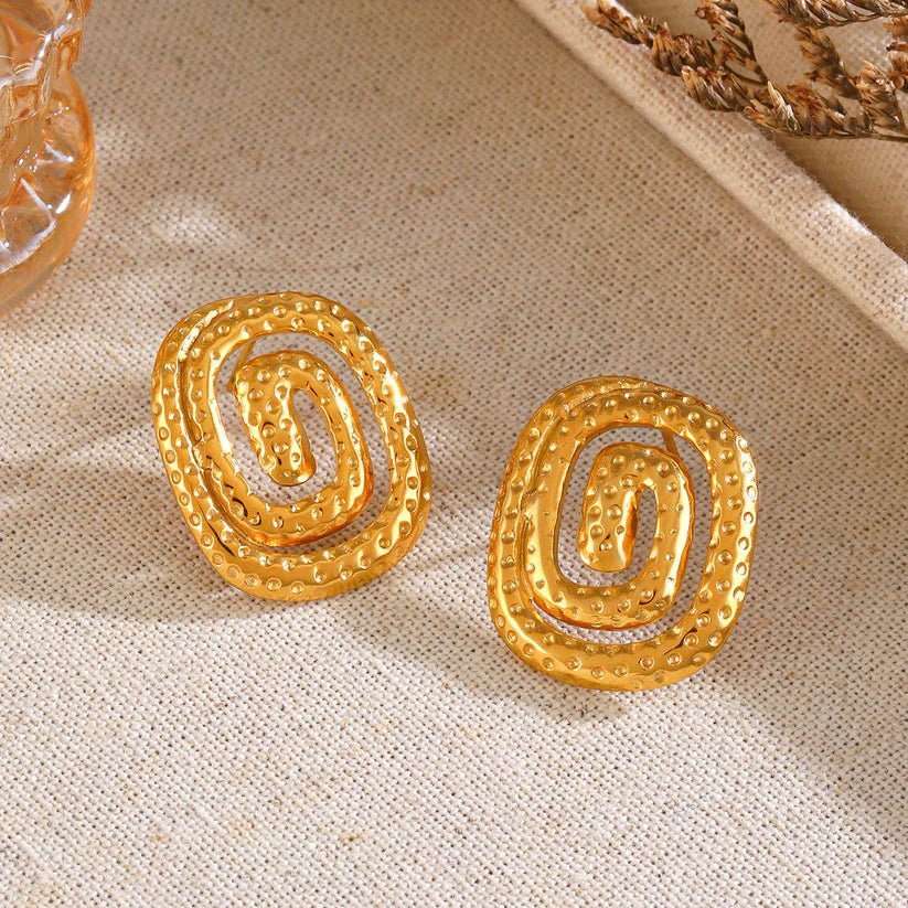 Square Thread Earring - Aurvi