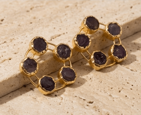Viona Circlette Earrings - Aurvi