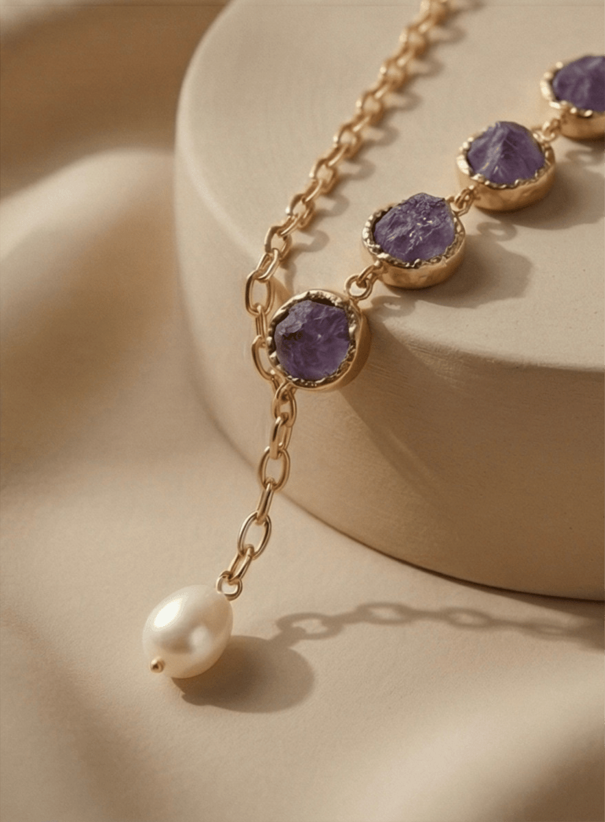 Viona Flowline Necklet - Aurvi