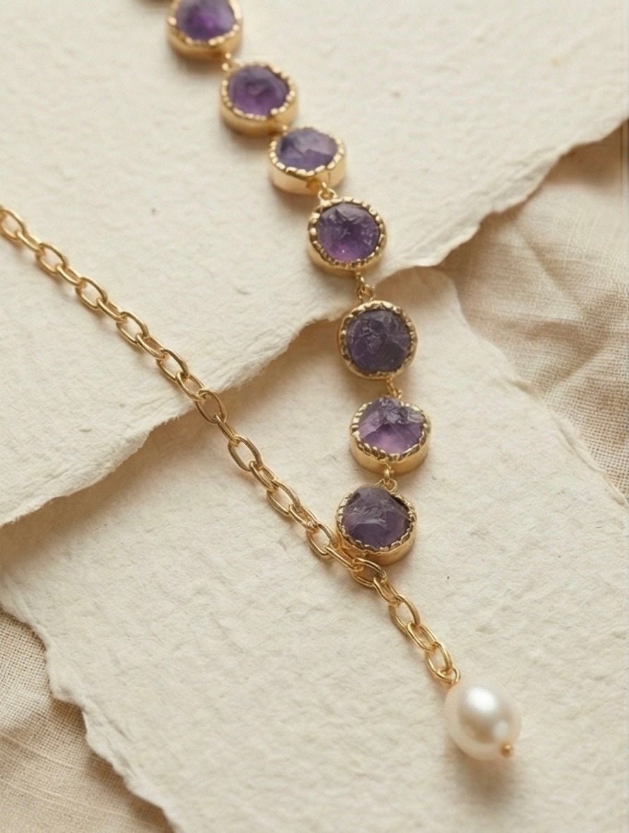 Viona Flowline Necklet - Aurvi