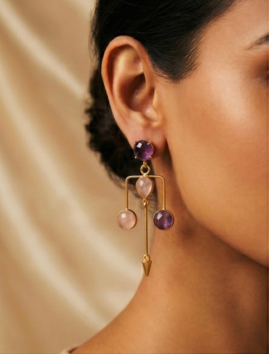 Viona Stiletto Earrings - Aurvi