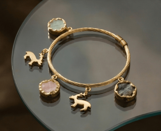 Vivara Antler Charm Bracelet - Aurvi