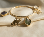 Vivara Aventurine Cat Charm Bracelet - Aurvi